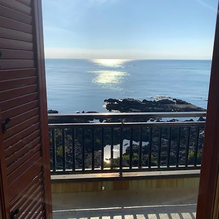 Apartment Sea View Terrace Apartment: Beachfront With Pool Giardini Naxos