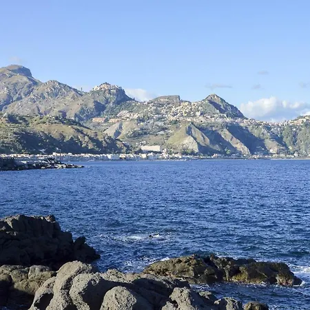 Apartment Sea View Terrace Apartment: Beachfront With Pool Giardini Naxos