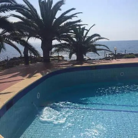Sea View Terrace Apartment: Beachfront With Pool Apartment